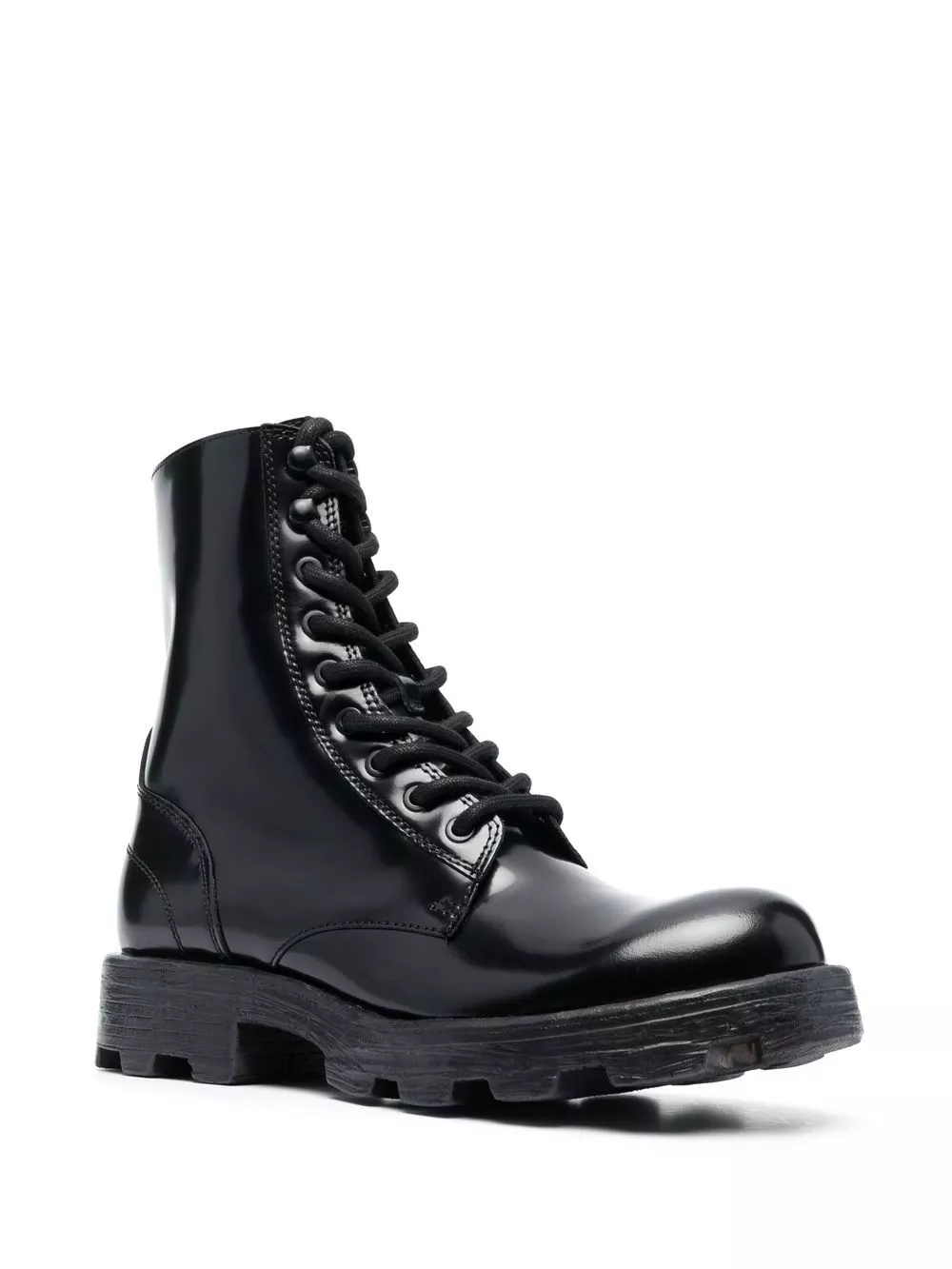 Affordable Diesel D-Hammer lace-up leather boots Men 0115