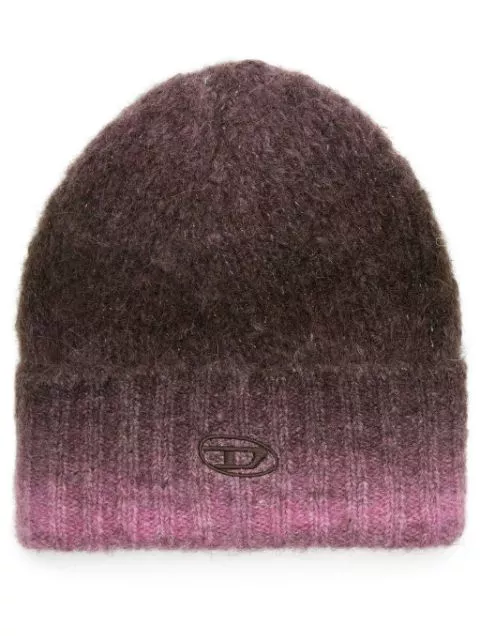 Diesel Pelo logo-embroidered beanie Men 0118