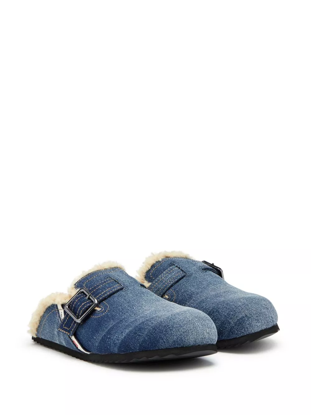 Cheap Diesel D-Woodstock denim slippers Men 0115