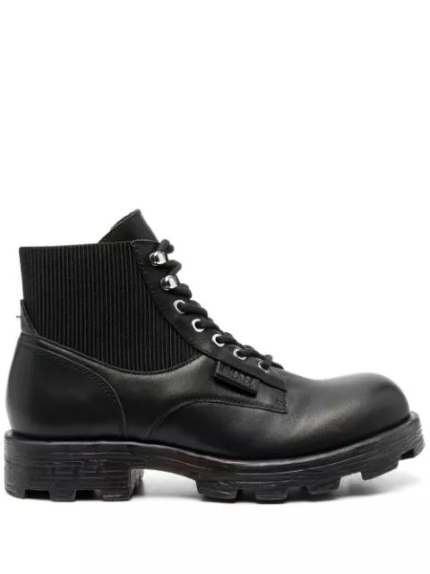 Diesel 40mm leather combat boots Men 0115