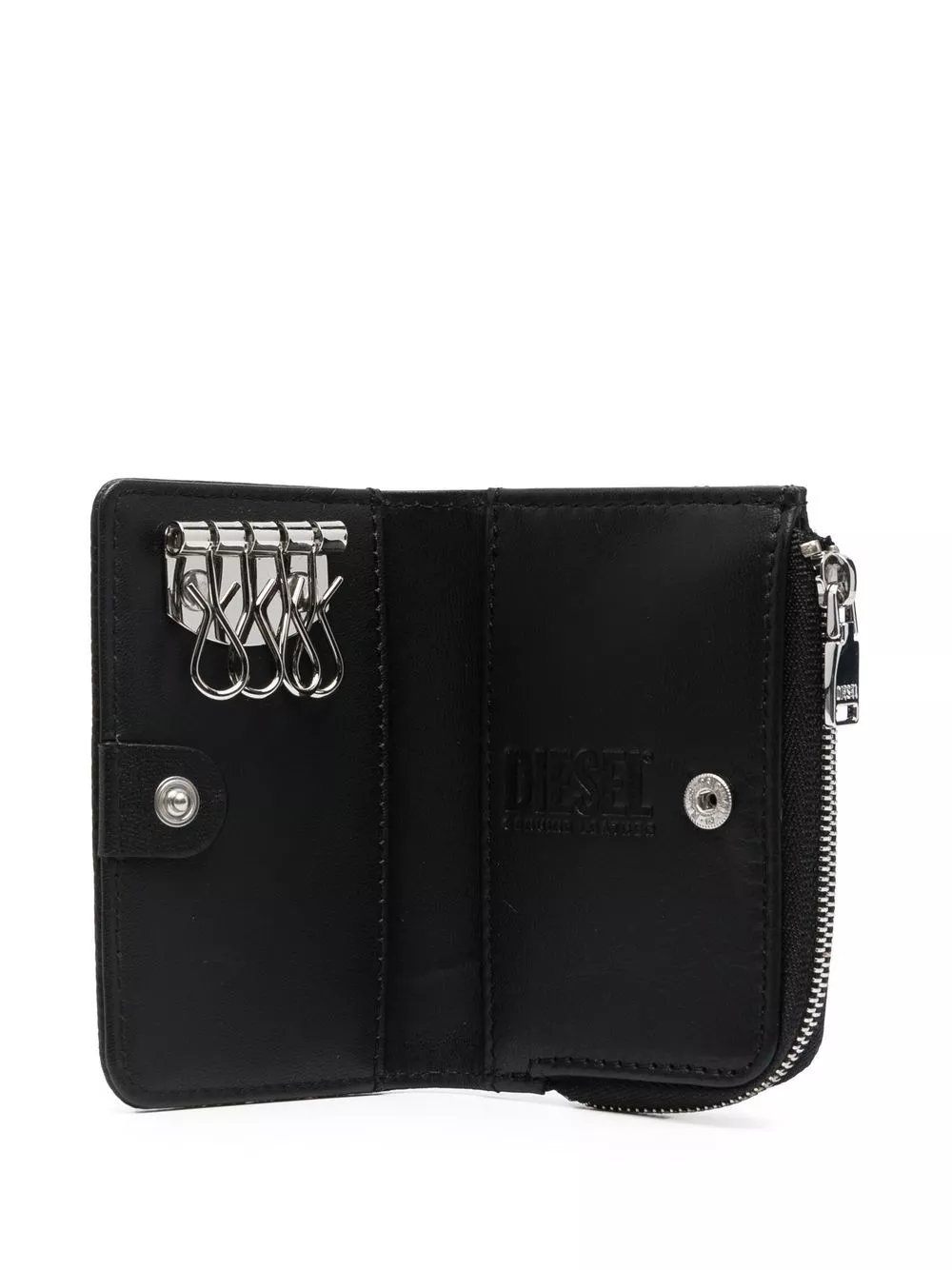 Cheap Diesel L-Zip leather keyholder wallet Men 0118