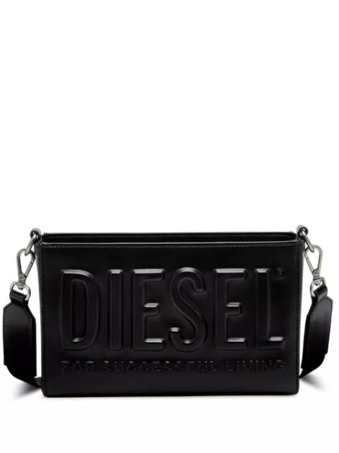 Diesel DSL 3D logo-embossed shoulder bag Men 0113