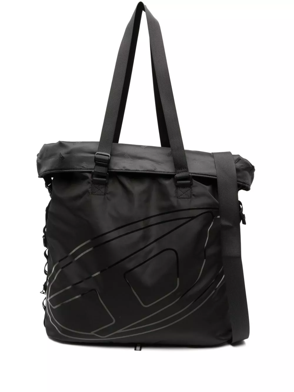 Cheap Diesel Drape roll-top tote bag Men 0126