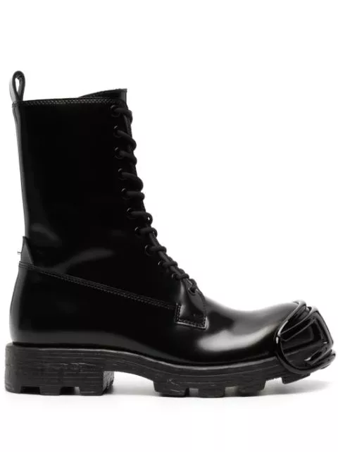 Affordable Diesel D-Hammer D lace-up leather boots Men 0130