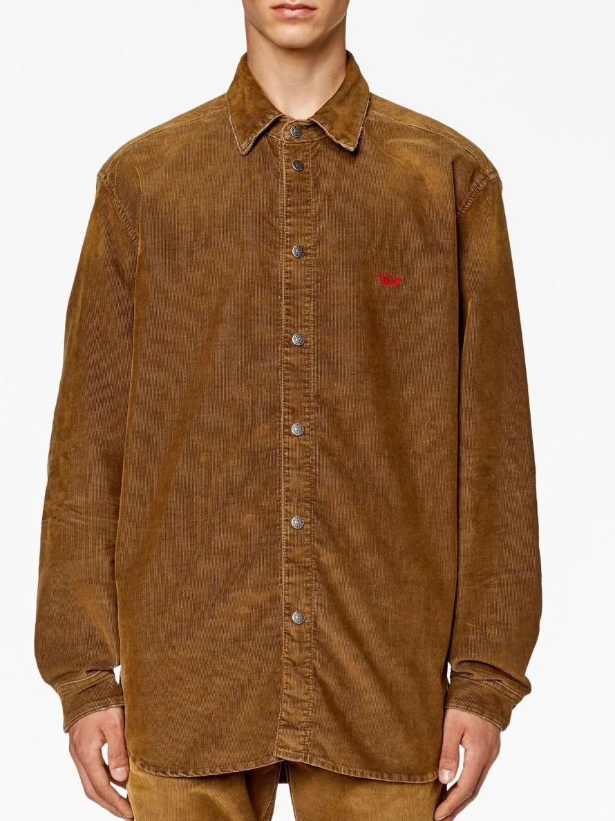 Affordable Men corduroy Diesel shirt D-Simply-Over 0220