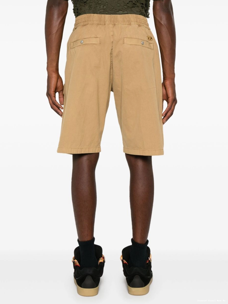 Affordable mid-rise Men P-Beeck Diesel cargo shorts 0225