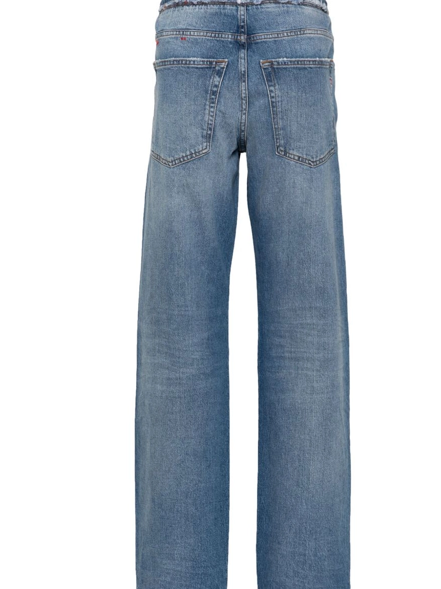 Affordable Diesel straight Men drawstring jeans mid-rise 0224