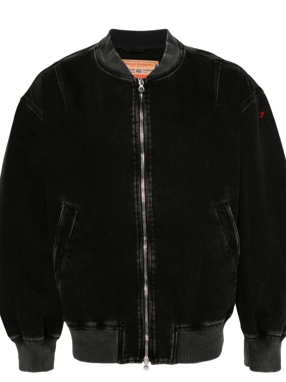 Cheap Men jacket bomber D-Vinz denim Diesel 0215