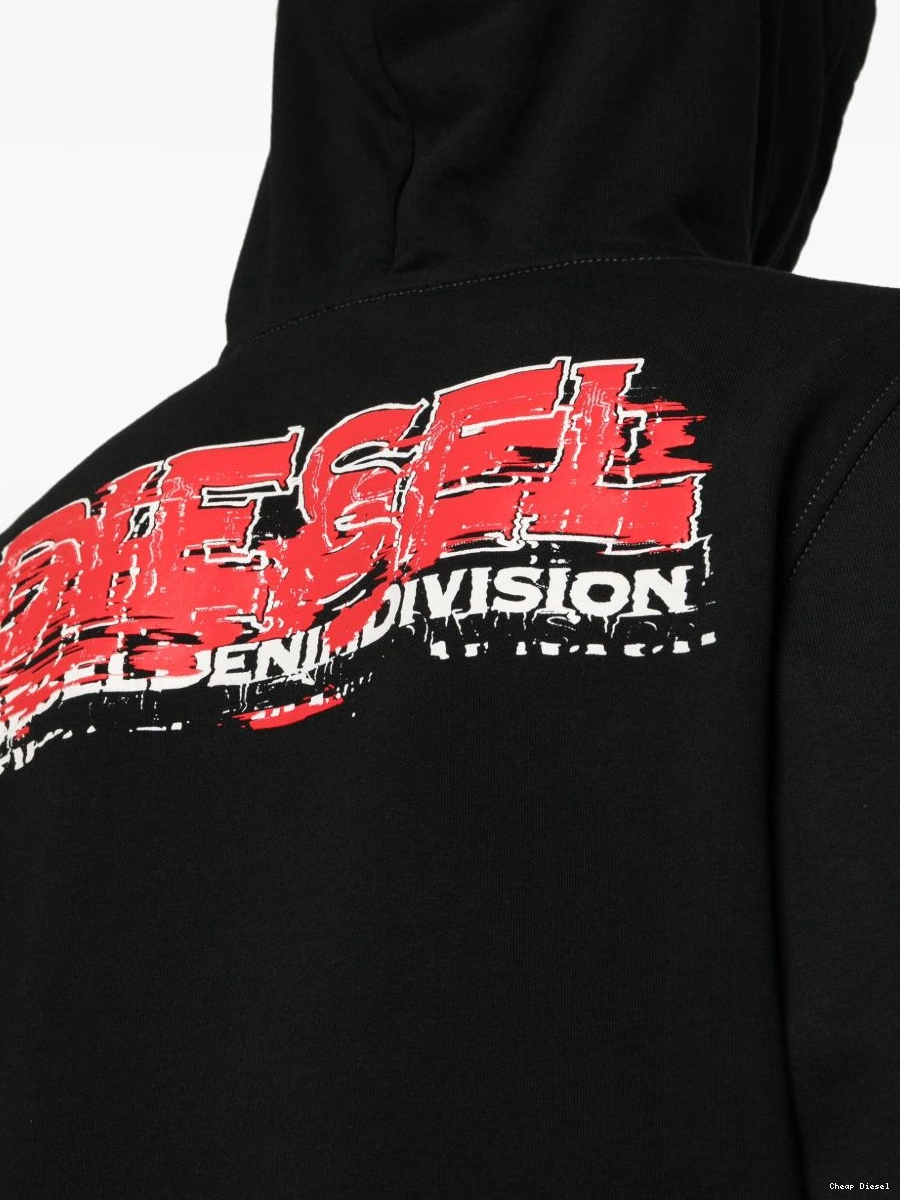 Cheap Men logo-print hoodie Diesel S-Ginn-Hood-K37 0223