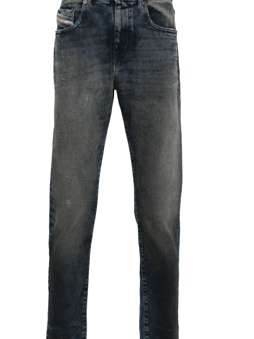 Cheap Men Diesel jeans 2019 D-Strukt mid-rise slim-cut 0211