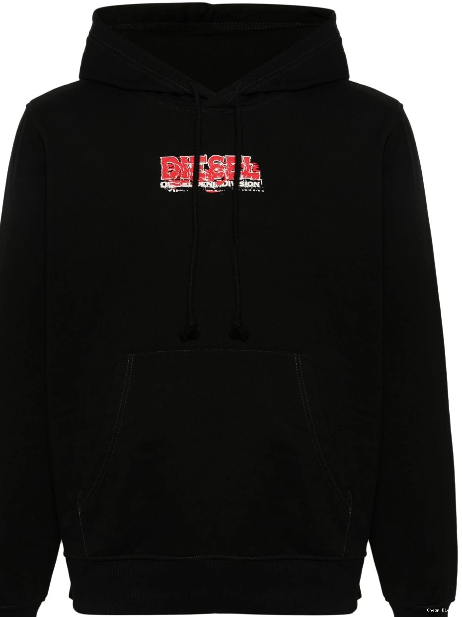 Cheap Men logo-print hoodie Diesel S-Ginn-Hood-K37 0223