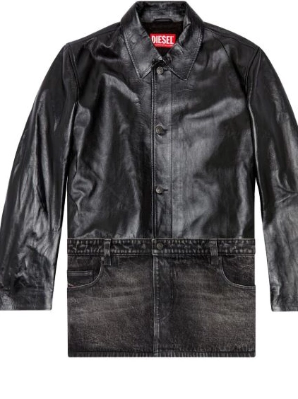 Affordable Men jacket Diesel leather L-Bretch 0214