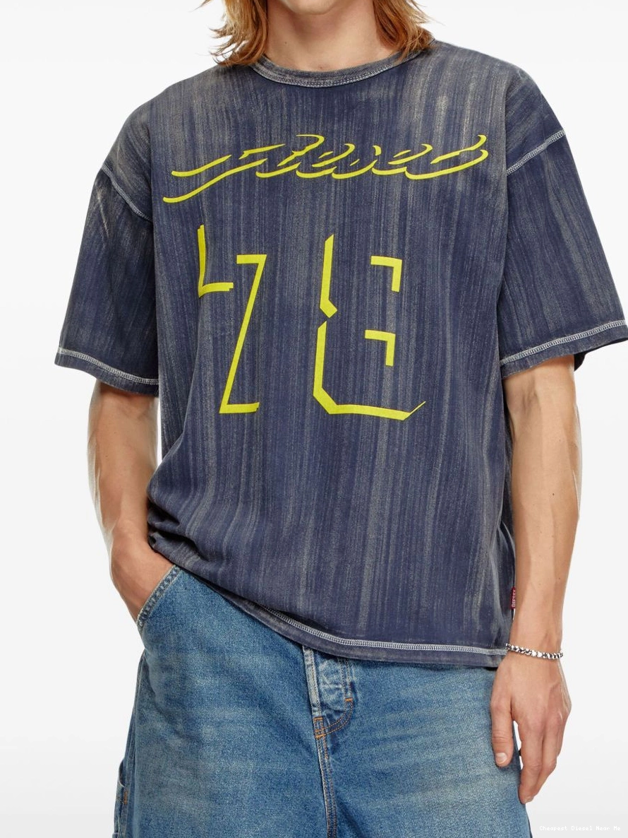 Affordable logo-print T-shirt Diesel T-Boxt-Q2 Men 0209