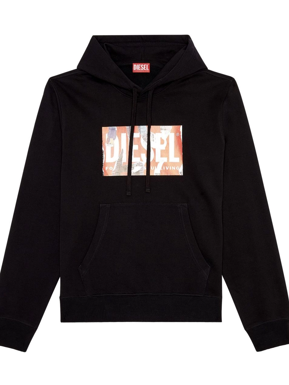 Cheap Diesel hoodie logo-print S-Ginn-Hood-L4 Men 0210