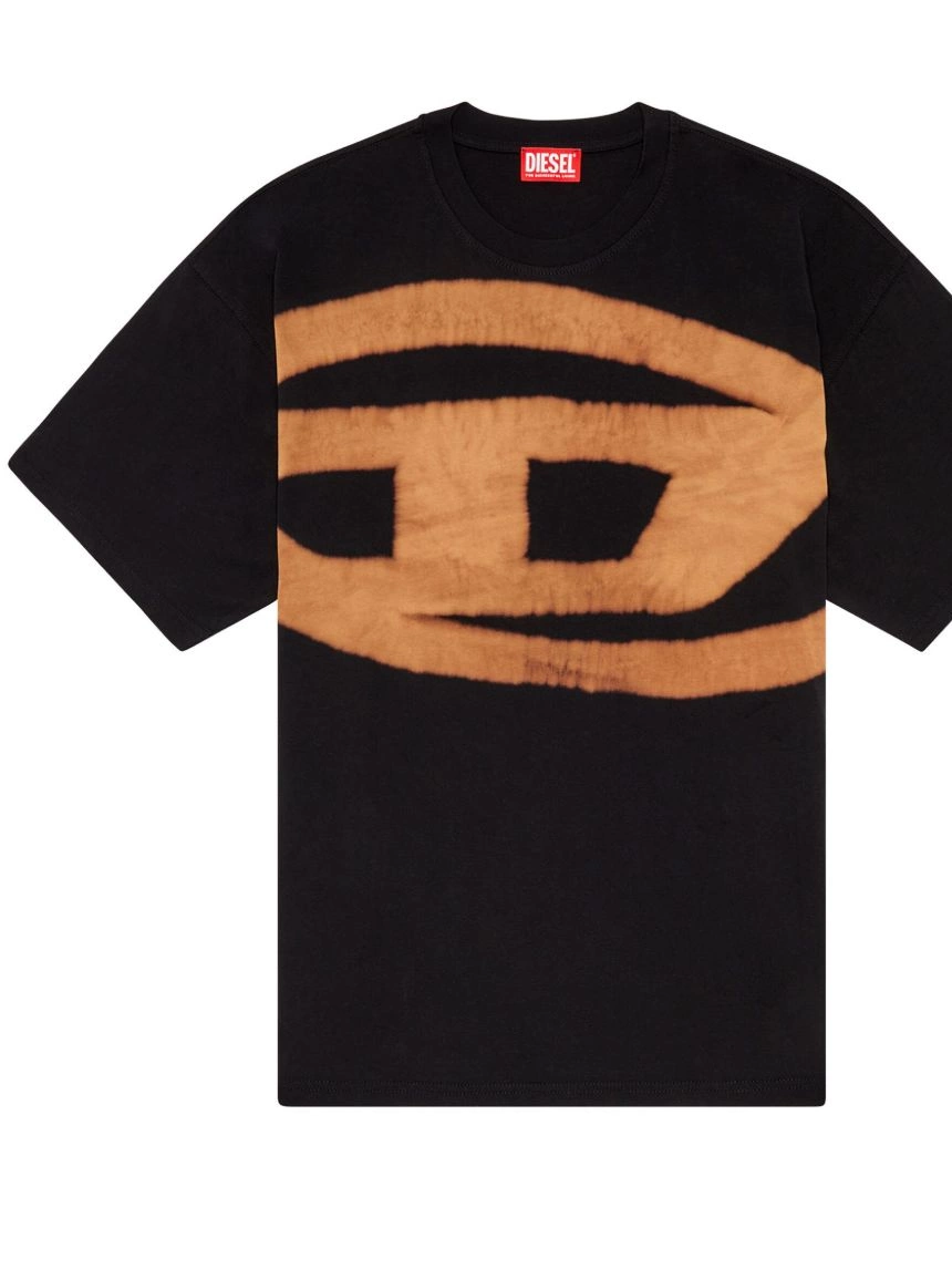 Affordable Diesel T-Boxt-Bleach logo-print Men T-shirt 0224