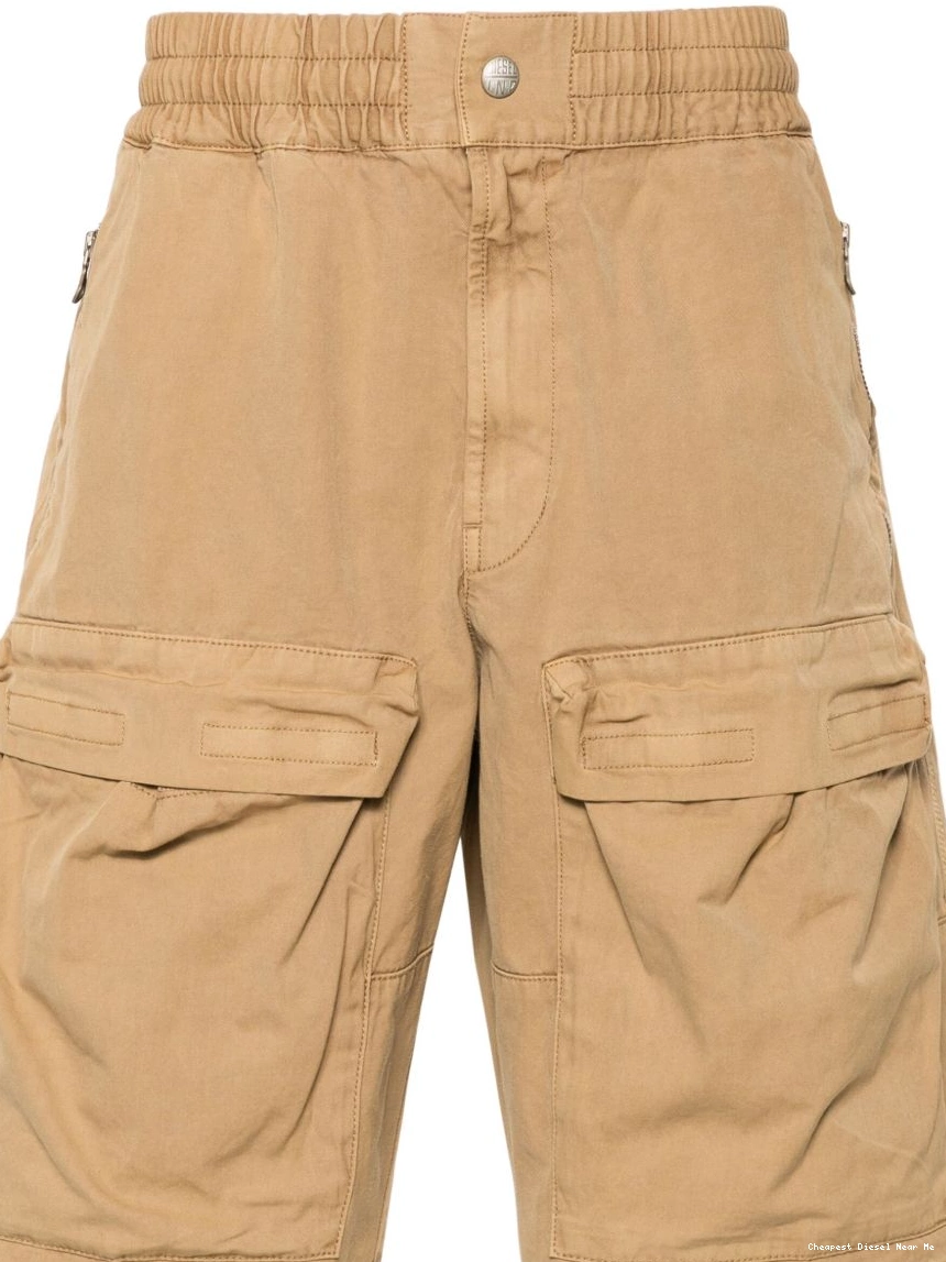 Affordable mid-rise Men P-Beeck Diesel cargo shorts 0225