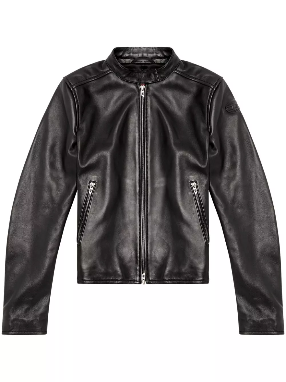 Cheap Diesel L-Ayla leather biker jacket Women 0201