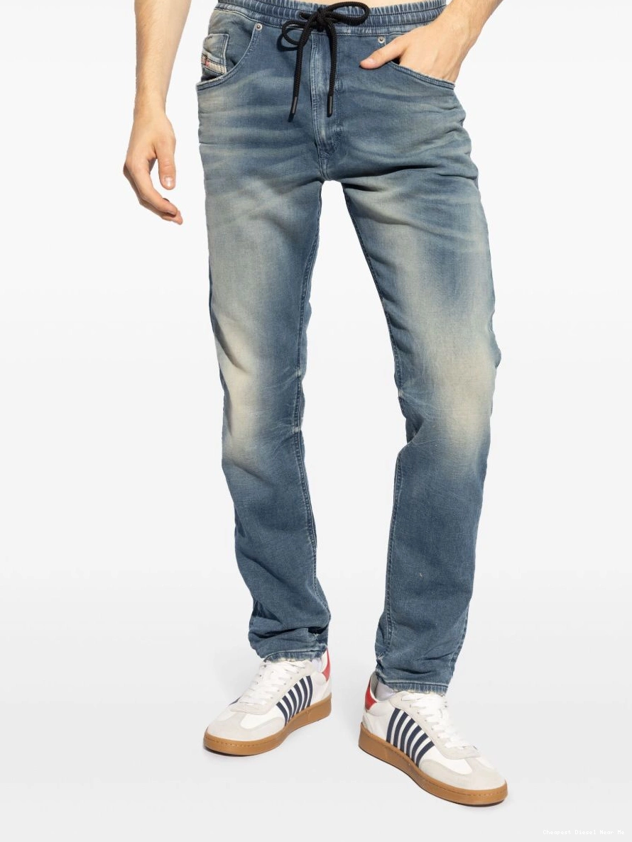 Cheap slim jeans Men Diesel D-Krooley 0225